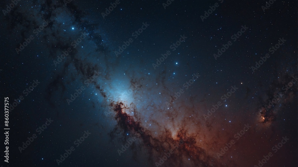 Milky Way Galaxy, Swirling with Stars and Dust Milky Way Galaxy, Swirling with Stars and Dust
