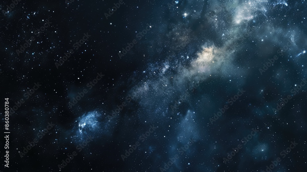 Naklejka premium milky way background