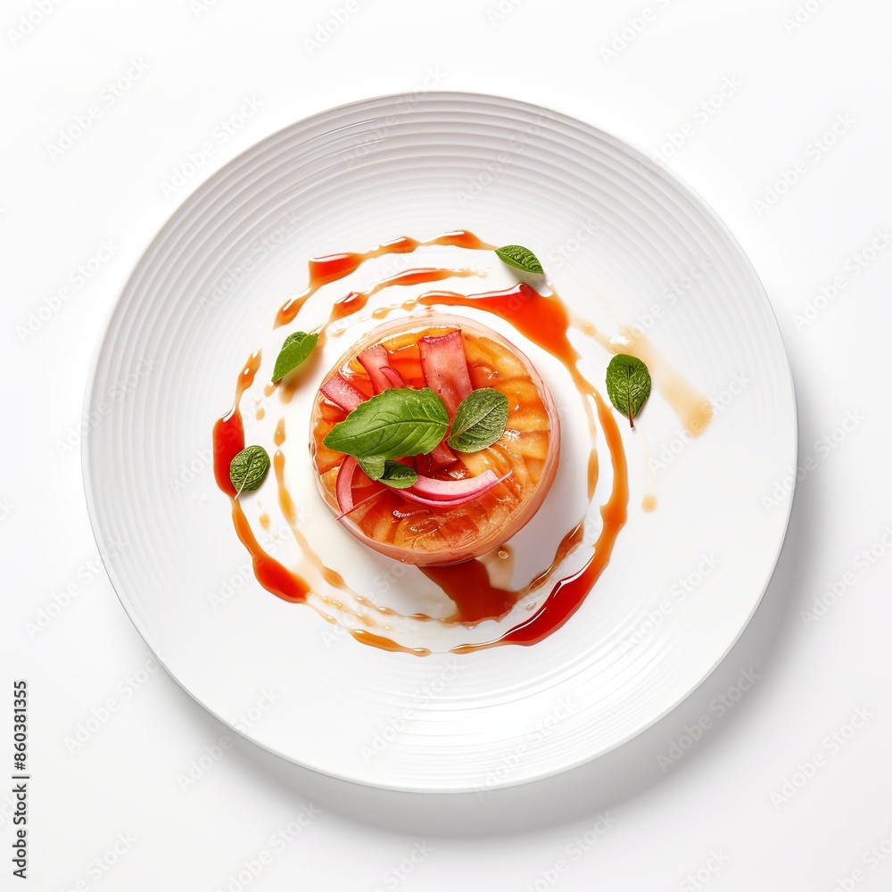 Famous food dish Isolated on a white background Famous food dish Isolated on a white background