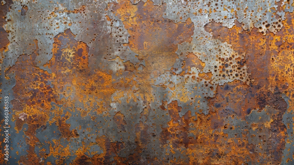 Rusty Metal Texture for Industrial Backgrounds Generative AI Rusty Metal Texture for Industrial Backgrounds Generative AI
