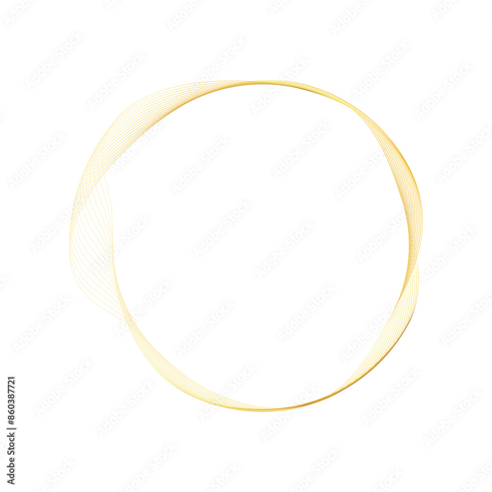 Abstract Circle gold shape abstract frame border background element Abstract Circle gold shape abstract frame border background element