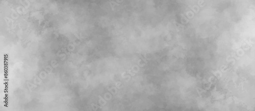 Abstract gray background soft white watercolor grunge texture. fog design with white smoke texture overlays. smoky effect for photos design. Vintage or grungy of White Concrete Texture.	