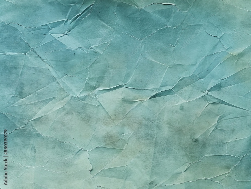 Obraz premium Blue Vintage Paper Texture BackgroundElegant Faded Floral Design