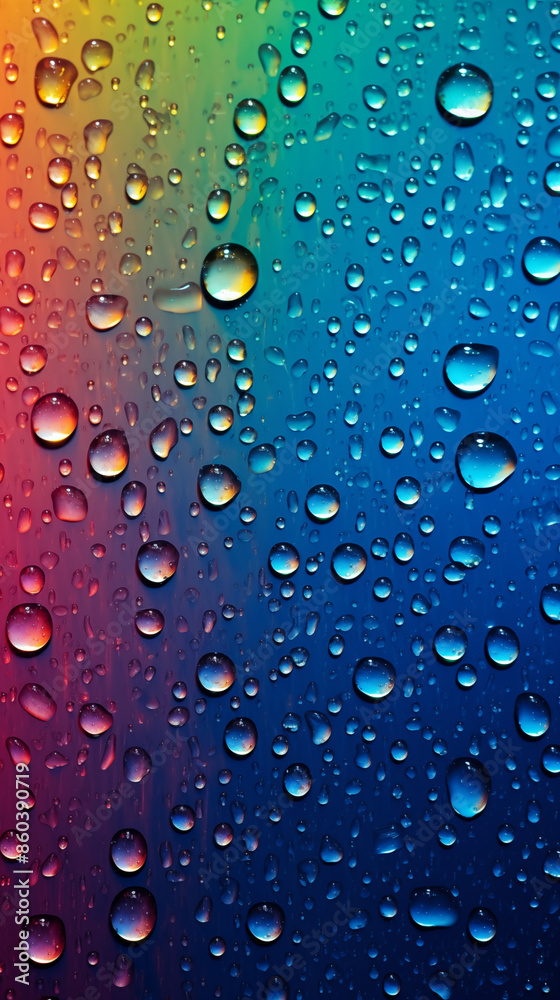 Drops of Water, Rain and Dew on Multicolored Background, Abstract Image, Texture, Pattern Background, Wallpaper, Background, Cell Phone Cover and Screen, Smartphone, Computer, Laptop, 9:16 and 16:9 Fo Drops of Water, Rain and Dew on Multicolored Background, Abstract Image, Texture, Pattern Background, Wallpaper, Background, Cell Phone Cover and Screen, Smartphone, Computer, Laptop, 9:16 and 16:9 Fo