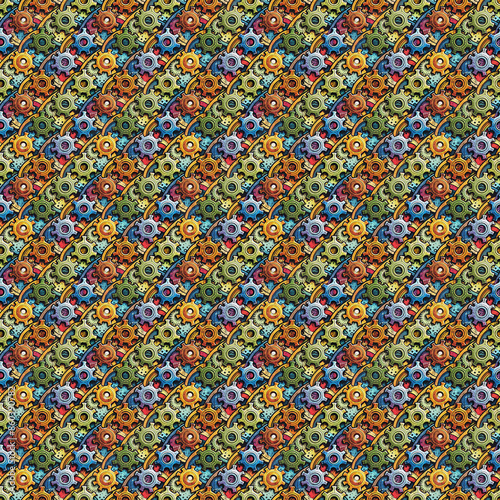 Cog pattern, unique design photo