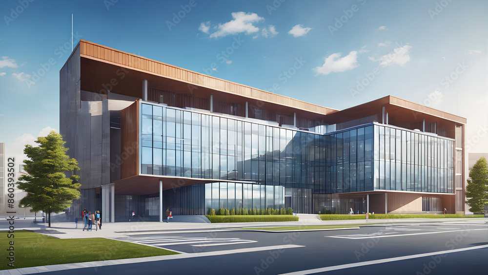 Obraz premium A Glass Hive for the Future of Learning