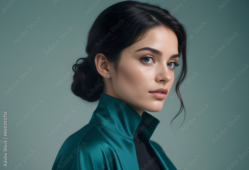 Beautiful girl front view photo Beautiful girl front view photo