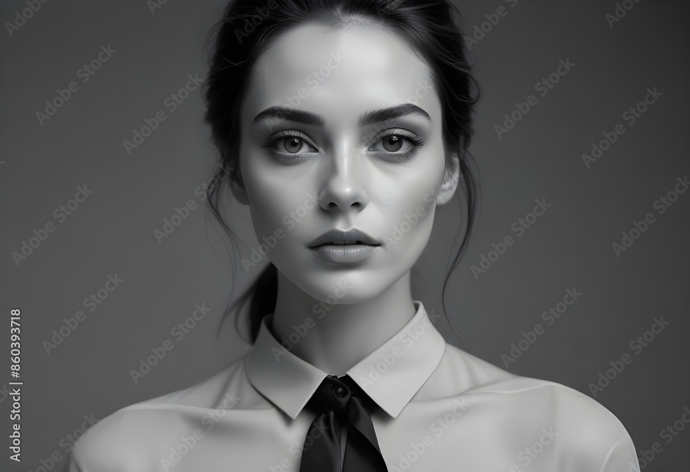 Beautiful girl front view photo Beautiful girl front view photo