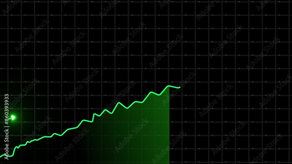 business profit and loss bar graph with arrow -transparent background 