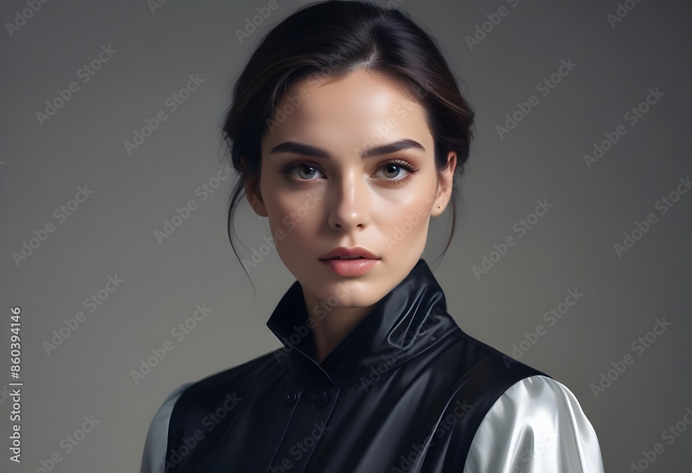 Beautiful girl front view photo Beautiful girl front view photo