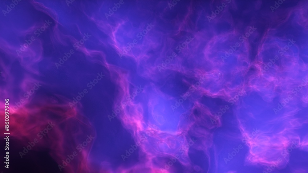 A blue and purple space background with stars and a galaxy A blue and purple space background with stars and a galaxy