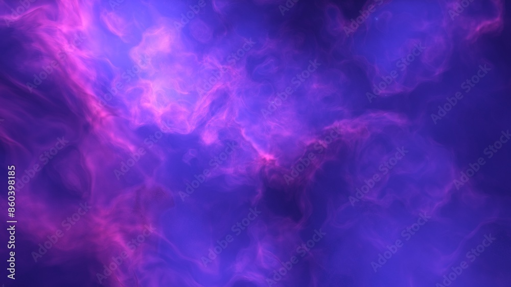 A blue and purple space background with stars and a galaxy A blue and purple space background with stars and a galaxy
