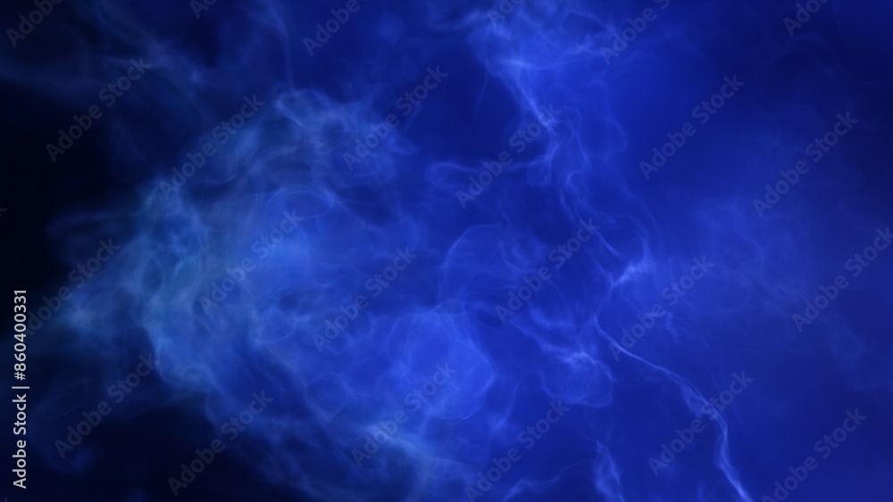 A blue space background with stars and a galaxy A blue space background with stars and a galaxy