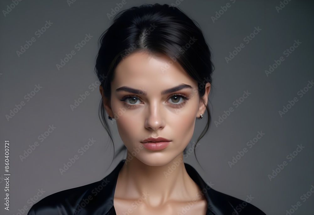 Beautiful girl front view photo Beautiful girl front view photo