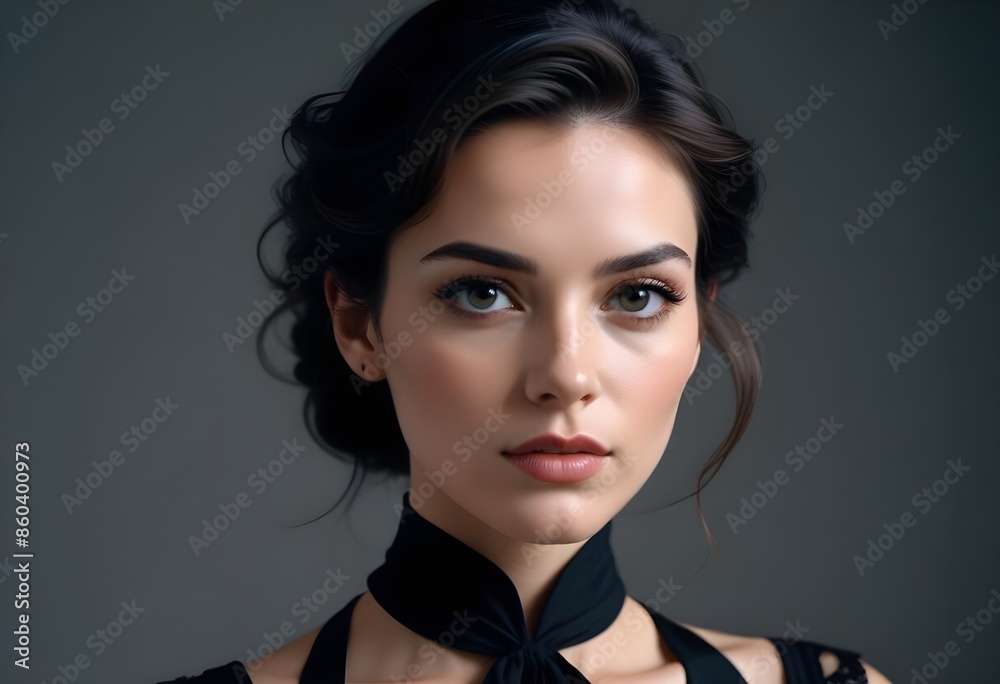 Beautiful girl front view photo Beautiful girl front view photo