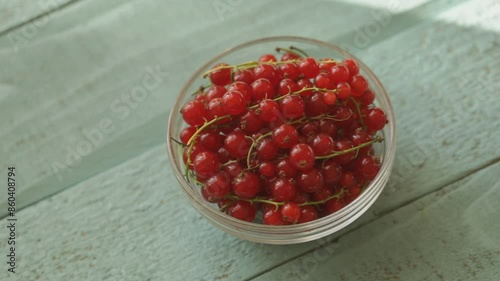 berries in a glass. Fruits bowl. 