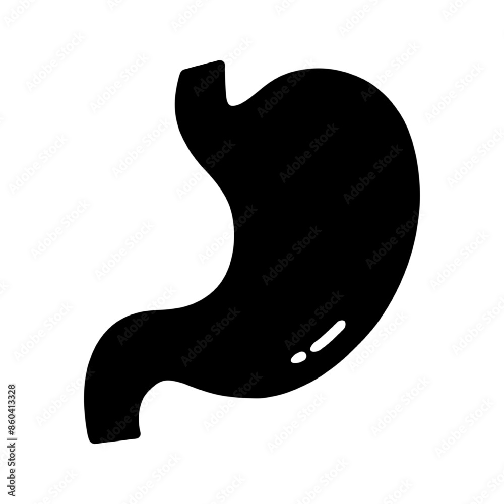 Stomach line icon. High quality black line logo for website design and mobile apps. Vector illustration on white background Stomach line icon. High quality black line logo for website design and mobile apps. Vector illustration on white background