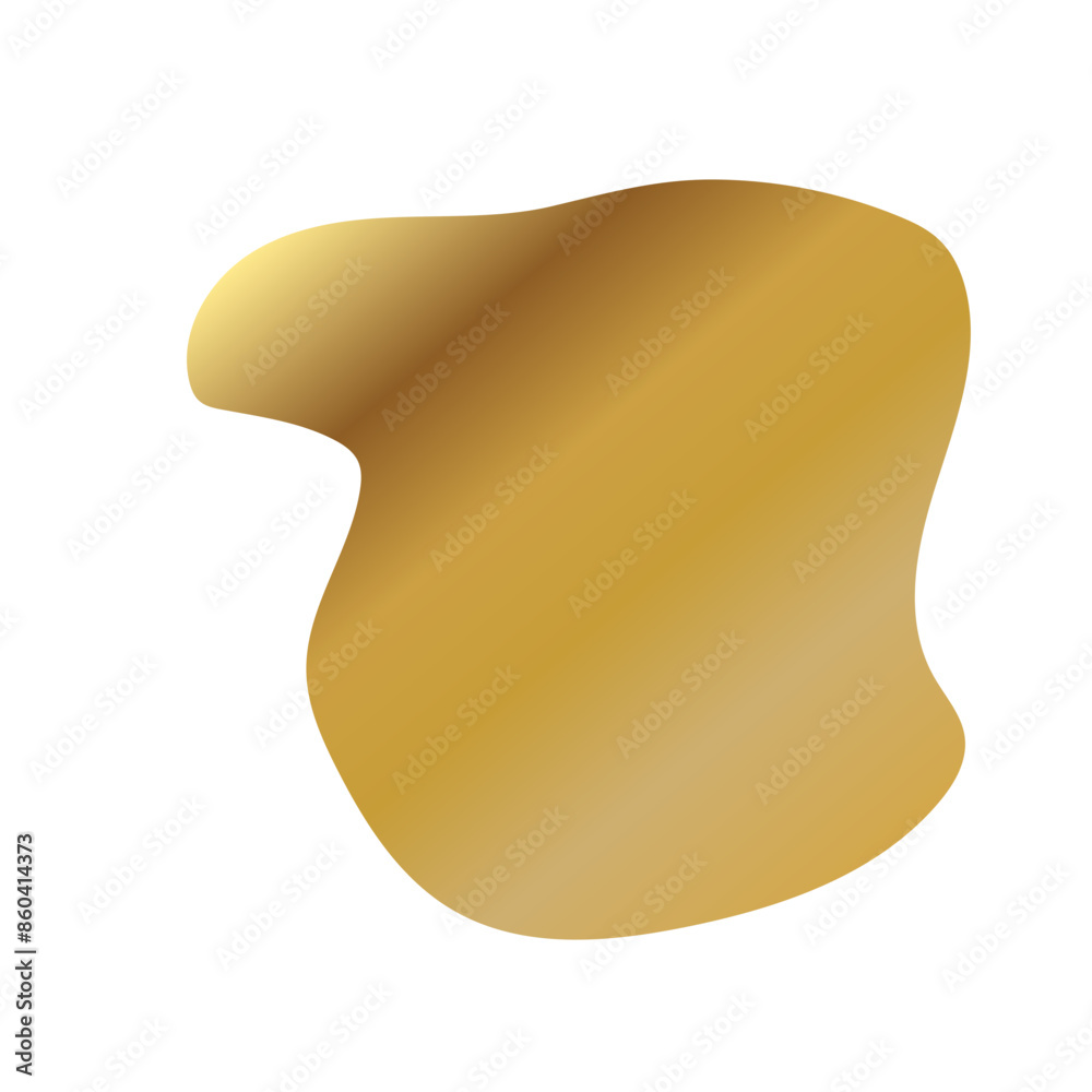 Liquid Fluid Golden Gradient random organic shapes Liquid Fluid Golden Gradient random organic shapes