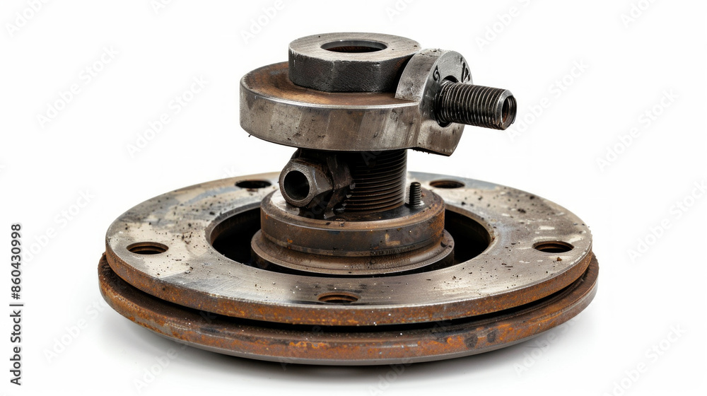 Valve Refacer: Restores valve faces for improved sealing isolated on white background
