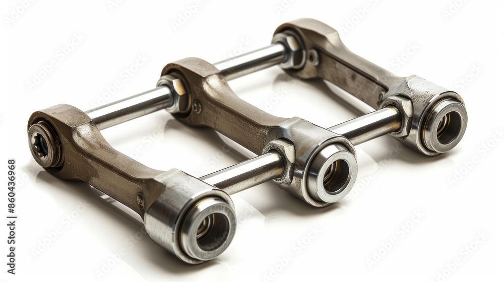 Connecting Rod Alignment Tools: Ensures connecting rods are straight and aligned isolated on white background Connecting Rod Alignment Tools: Ensures connecting rods are straight and aligned isolated on white background