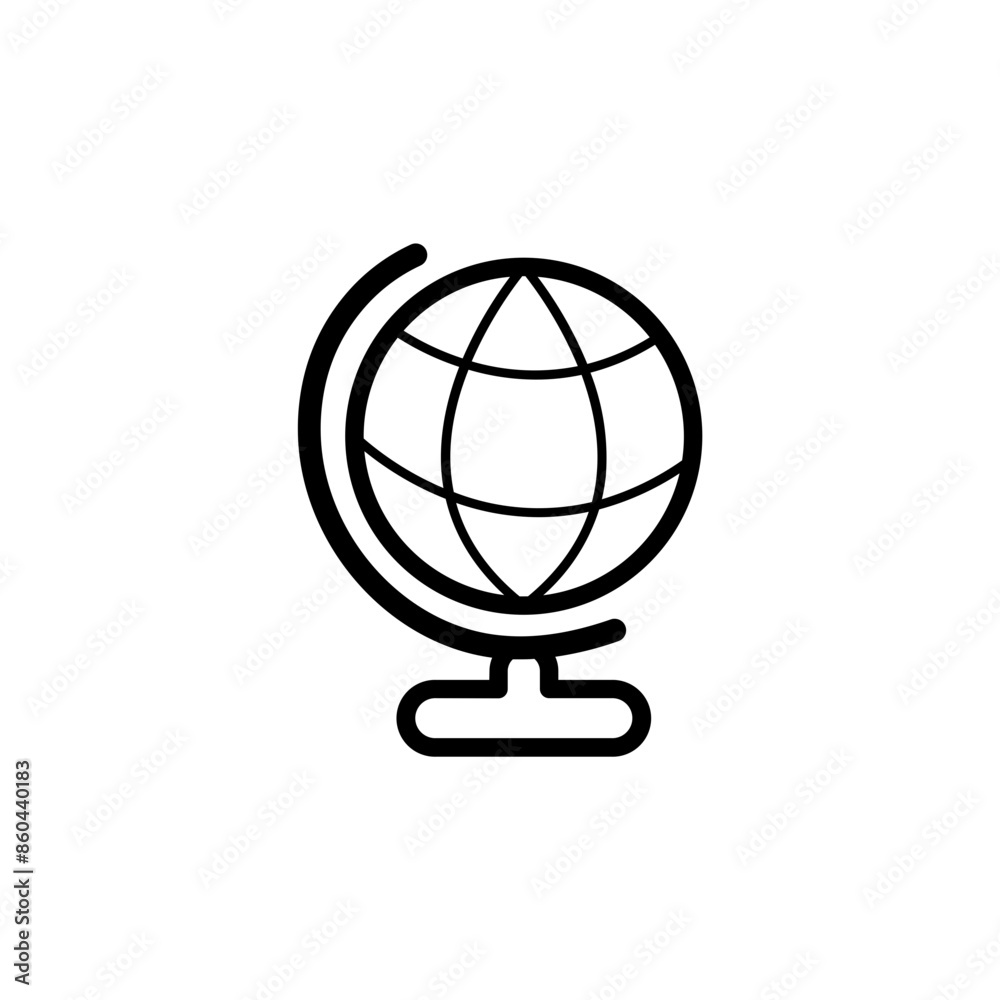 globe on a white background globe on a white background