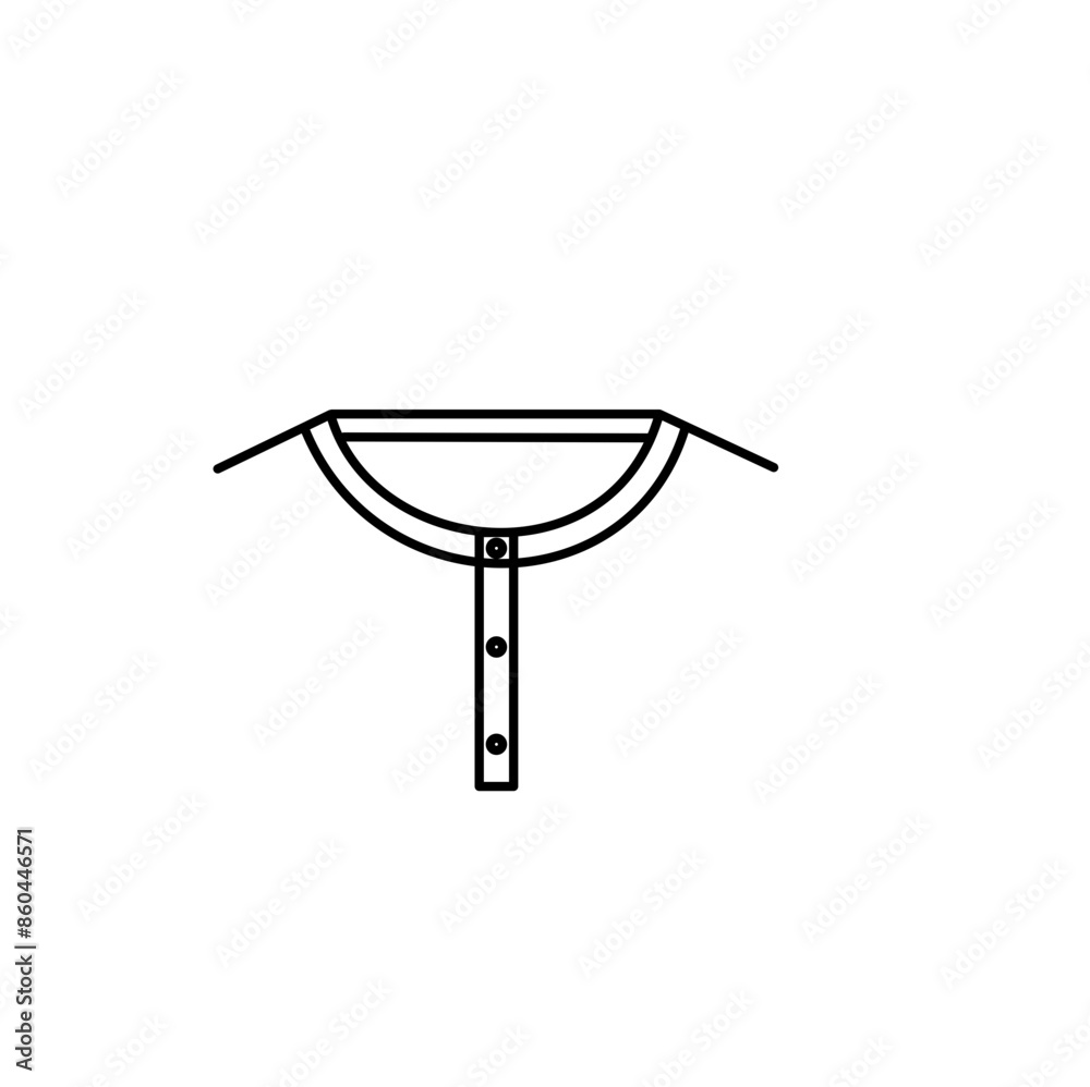 Flat Sketch of T-Shirt Necklines Flat Sketch of T-Shirt Necklines