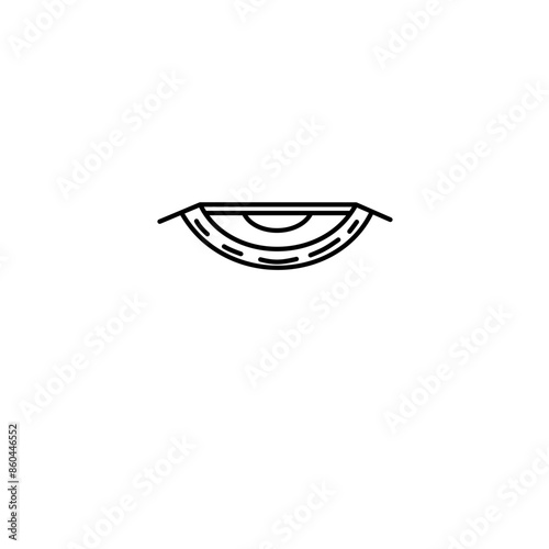 Flat Sketch of T-Shirt Necklines