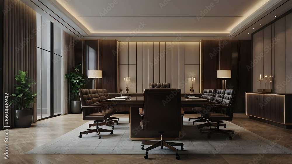 Fototapeta premium modern office meting room