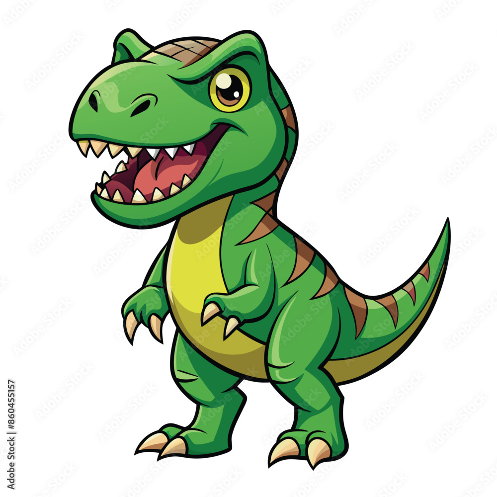 Naklejka premium dinosaur color drawing eps file. eps