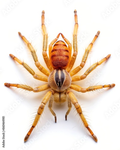 Camel spider isolated on a white background photo
