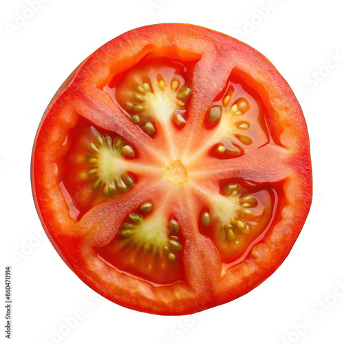 Wallpaper Mural Tomato slice Isolated on transparent background Torontodigital.ca