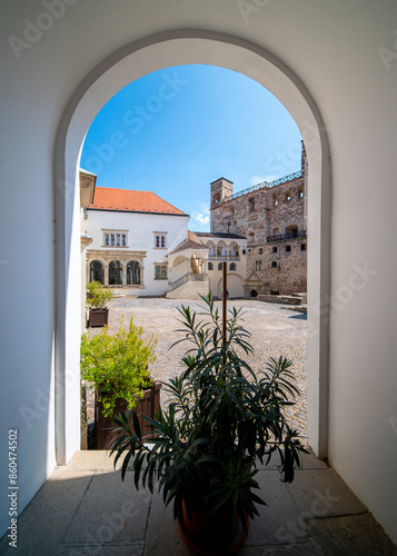 05.25.24. Sarospatak, Hungary. Castle of Sarospatak, Hungary - Another name is Rakoczi castle. Amazing museum from the Rakoczy family heritage. photo