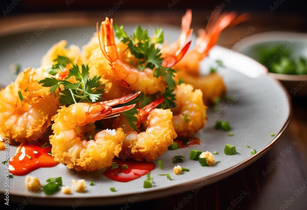 crispy golden tempura shrimp delicacy plate, fried, crunchy, battered, prawns, dish, seafood, gourmet, platter, breaded, deep, crustacean, delicatessen, shellfish crispy golden tempura shrimp delicacy plate, fried, crunchy, battered, prawns, dish, seafood, gourmet, platter, breaded, deep, crustacean, delicatessen, shellfish