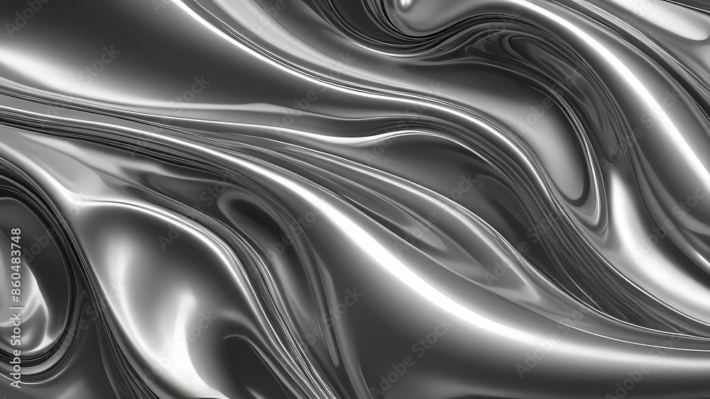Lustrous Currents: The Grace of Liquid Metal in Motion Lustrous Currents: The Grace of Liquid Metal in Motion