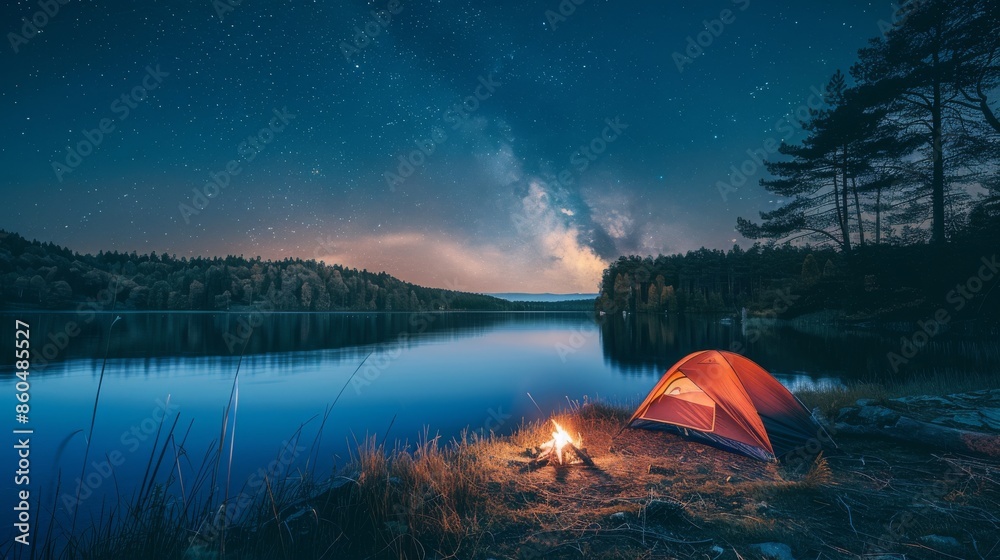 Camping Under the Milky Way Camping Under the Milky Way