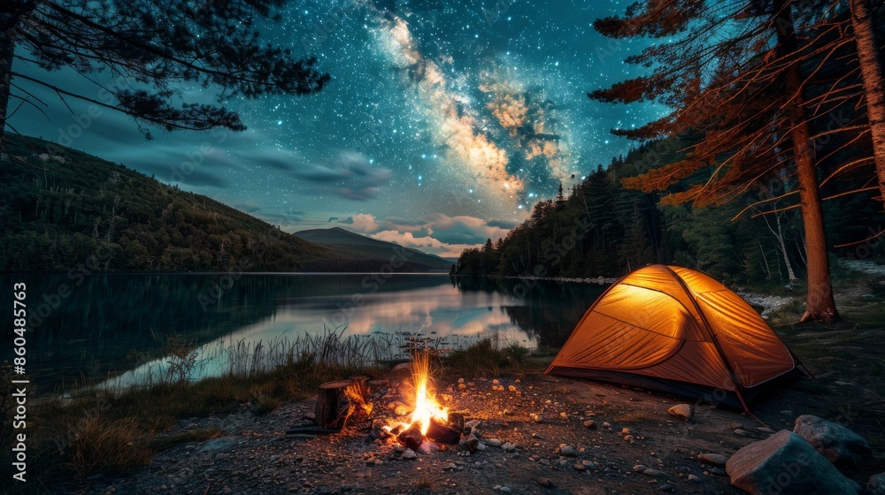 Camping Under the Milky Way Camping Under the Milky Way