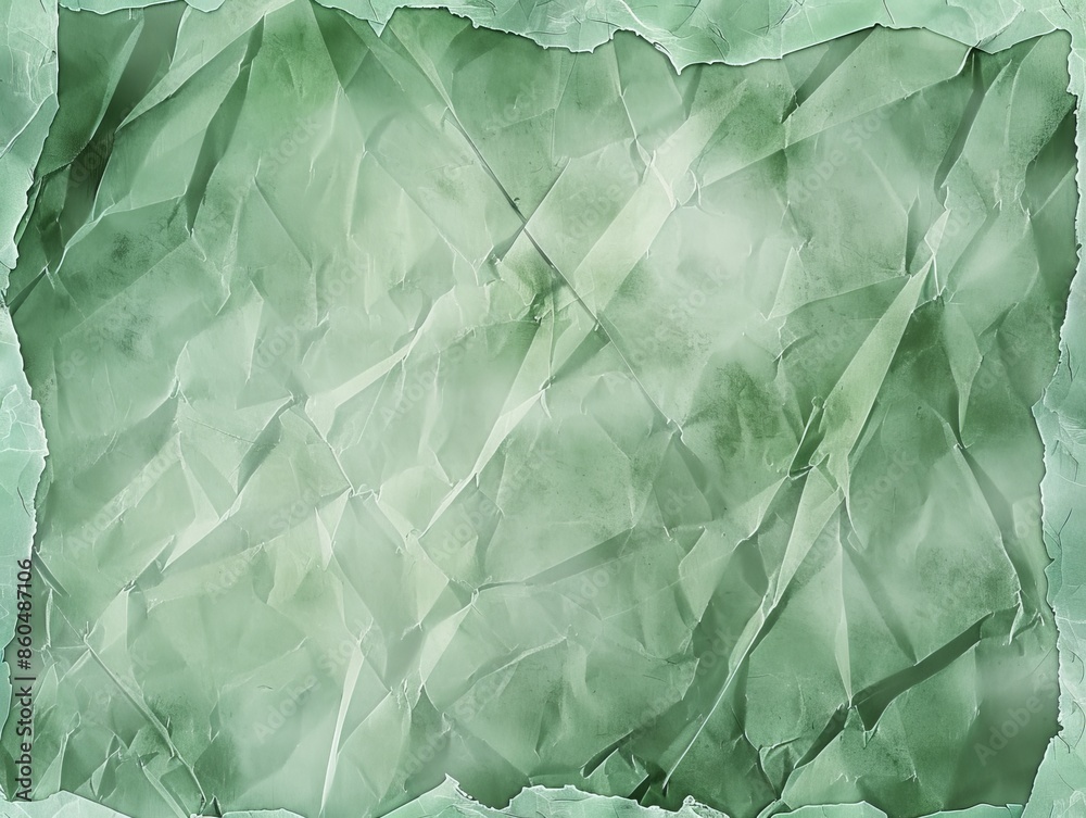 Fototapeta premium Soft Pastel Green Paper Texture Background for Calm and Serene Designs