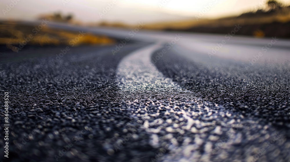 Asphalt, texture, black, smooth.. Generative AI Asphalt, texture, black, smooth.. Generative AI