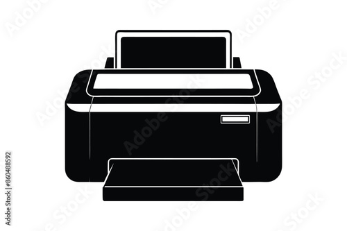  printer icon vector