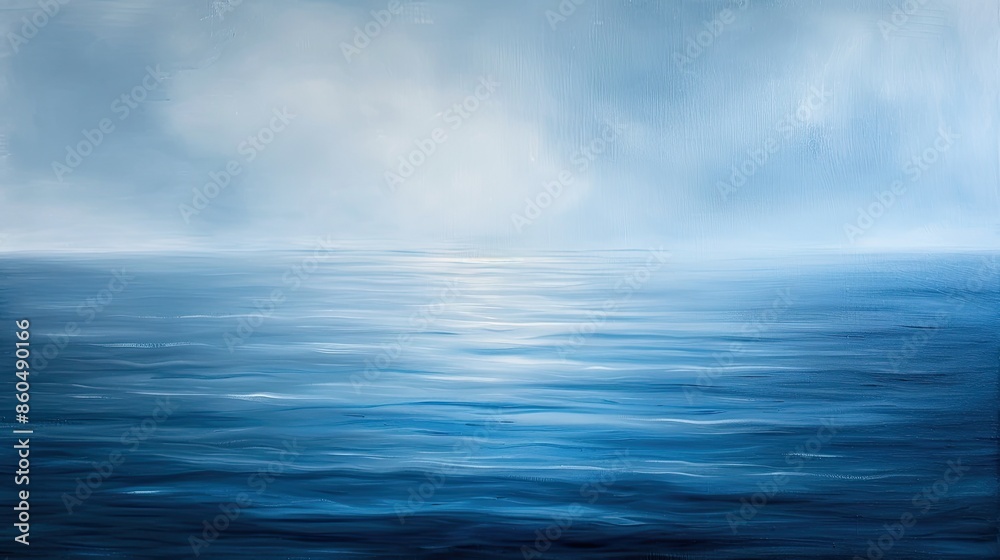 Fototapeta premium Blue, gradient, background. Generative AI