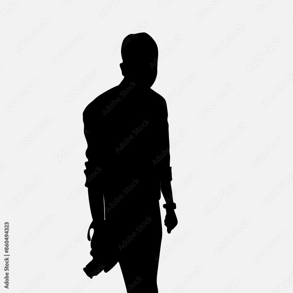 A smart boy standing for a photograph with a DSLR camera , Vector template, Photography Day A smart boy standing for a photograph with a DSLR camera , Vector template, Photography Day