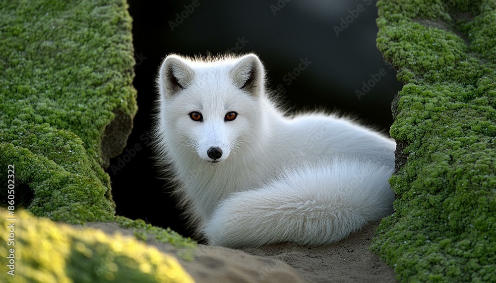 Arctic foxes are small, adorable animals and have natural adaptations protecting them from predators and frigid temperatures. They are burrow dwellers that occupy elaborate dens. Arctic foxes are small, adorable animals and have natural adaptations protecting them from predators and frigid temperatures. They are burrow dwellers that occupy elaborate dens.