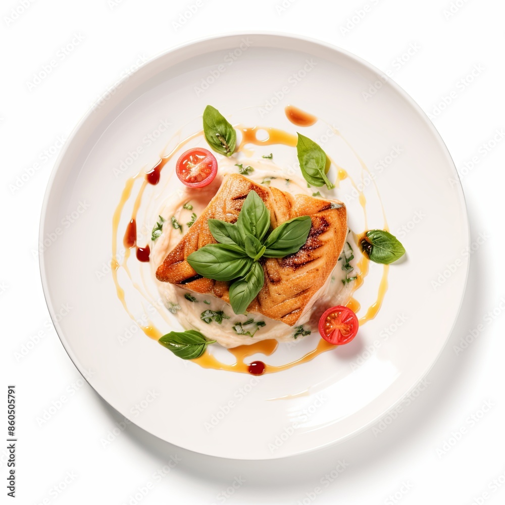 Famous food dish Isolated on a white background Famous food dish Isolated on a white background