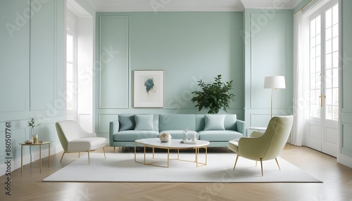 white and gold theme modern interior design