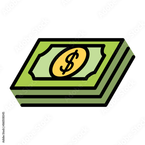 Cash, salary icon