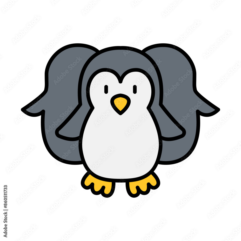 Obraz premium Penguin icon