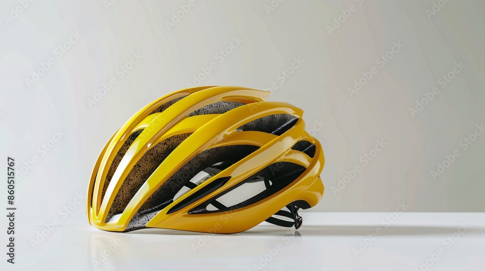 Professional Cycling Helmet for Paris Olympic Athletes in High-Key ...