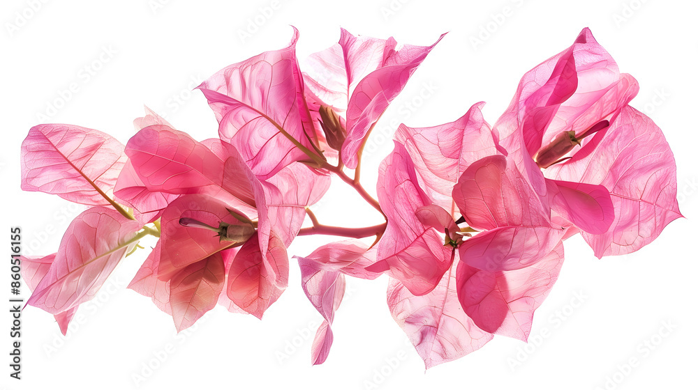 Bougainvillea flower Paperflower Pink Bougainvillea flower isolated on white background with clipping path : Generative AI Bougainvillea flower Paperflower Pink Bougainvillea flower isolated on white background with clipping path : Generative AI