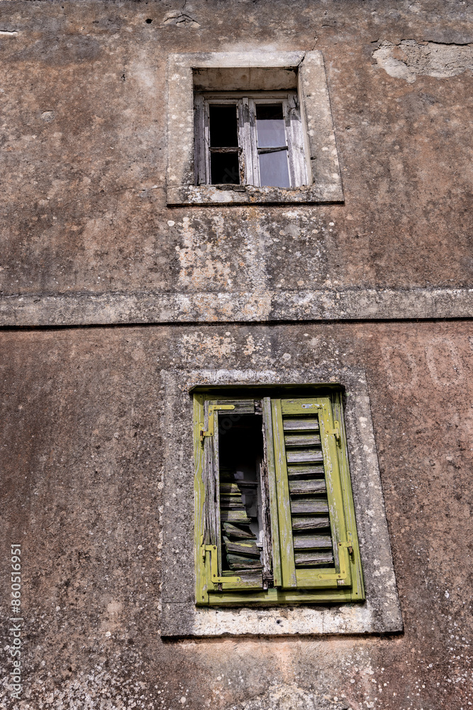 Strolling through the streets of the decaying village of Zirje on the island of the same name in Croatia