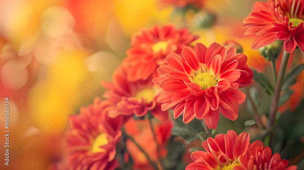 Obraz premium beautiful flower decoration for flora background : Generative AI